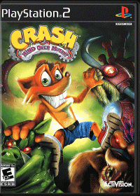 Crash Mind Over Mutant Playstation 2  box art